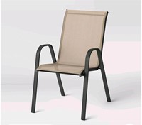 Sling stacking patio chair