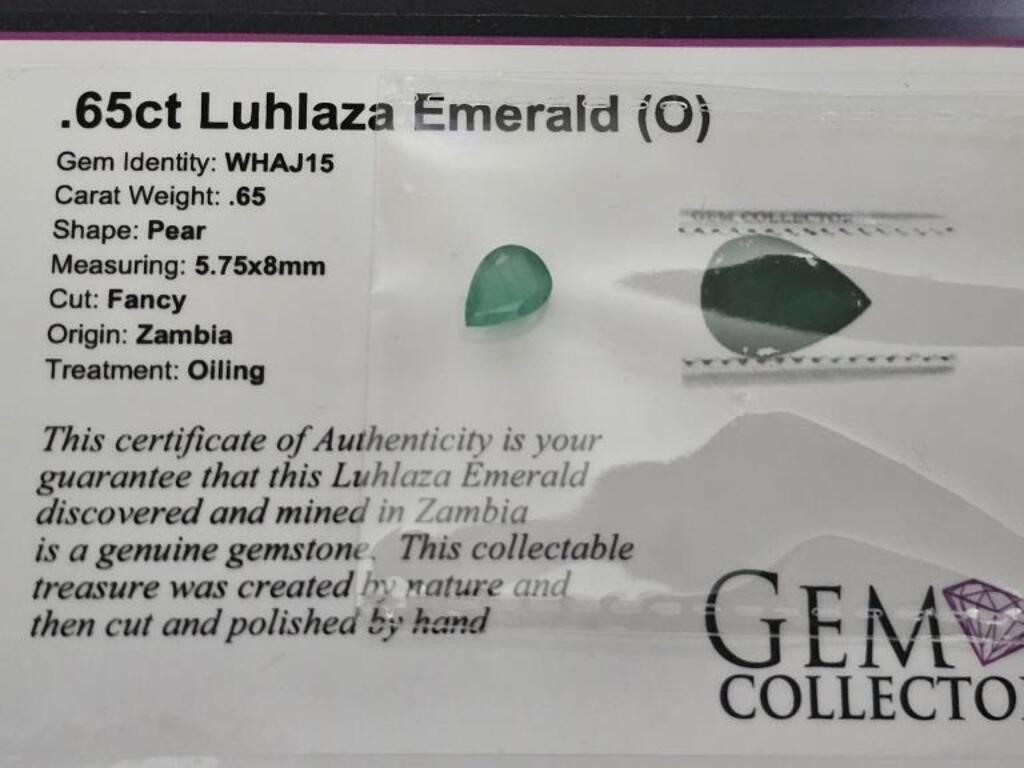 .65ct Luhlaza Emerald