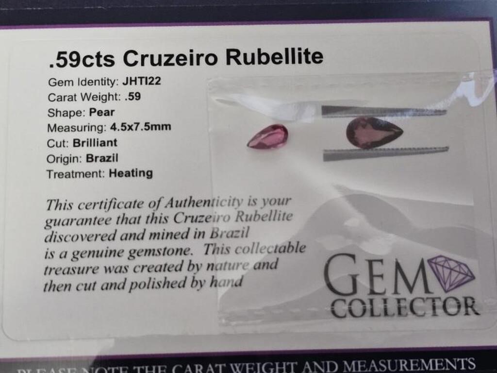 .59cts Cruzeiro Rubellite