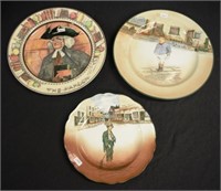 Three various Royal Doulton display plates