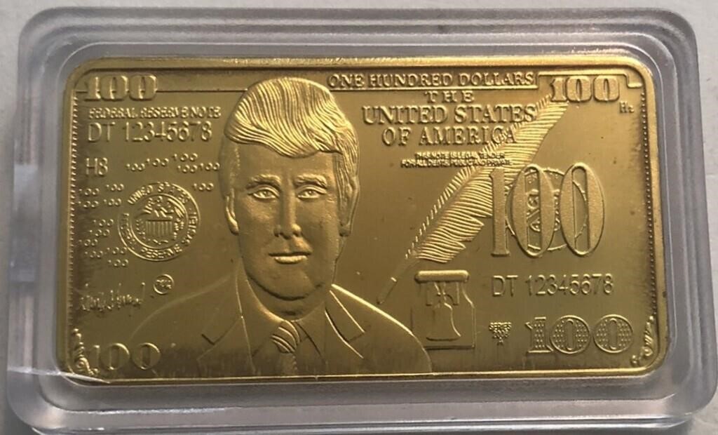 Brass Trump Bar