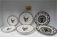 Spooky Skull / Halloween Plates Royal Stafford