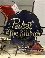 "Pabst Blue Ribbon Beer" Neon Sign (2nd of 2)