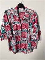 Vintage Hawaiian Shirt Button Up Tapestry