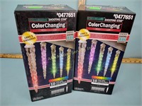 Christmas color changing icicle lights (2)