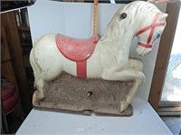 Vintage plastic playground horse