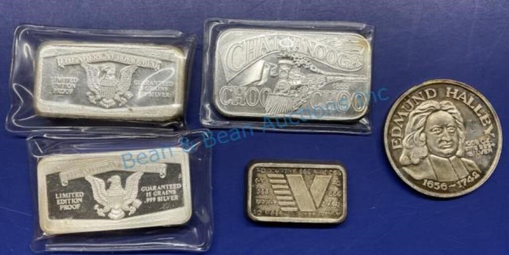 1 ounce silver bars