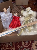 Angel tree toppers and Christmas merry go round