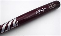 Josh Jung Autographed Marucci  Bat Beckett BAS