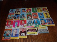 1960's Topps Football Cards