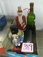 Nutcracker Figurine / Bottle Lot