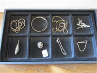 Tray of Misc Sterling Jewelry
