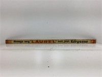 Original Laurel Kerosene Shelf Advertising Sign