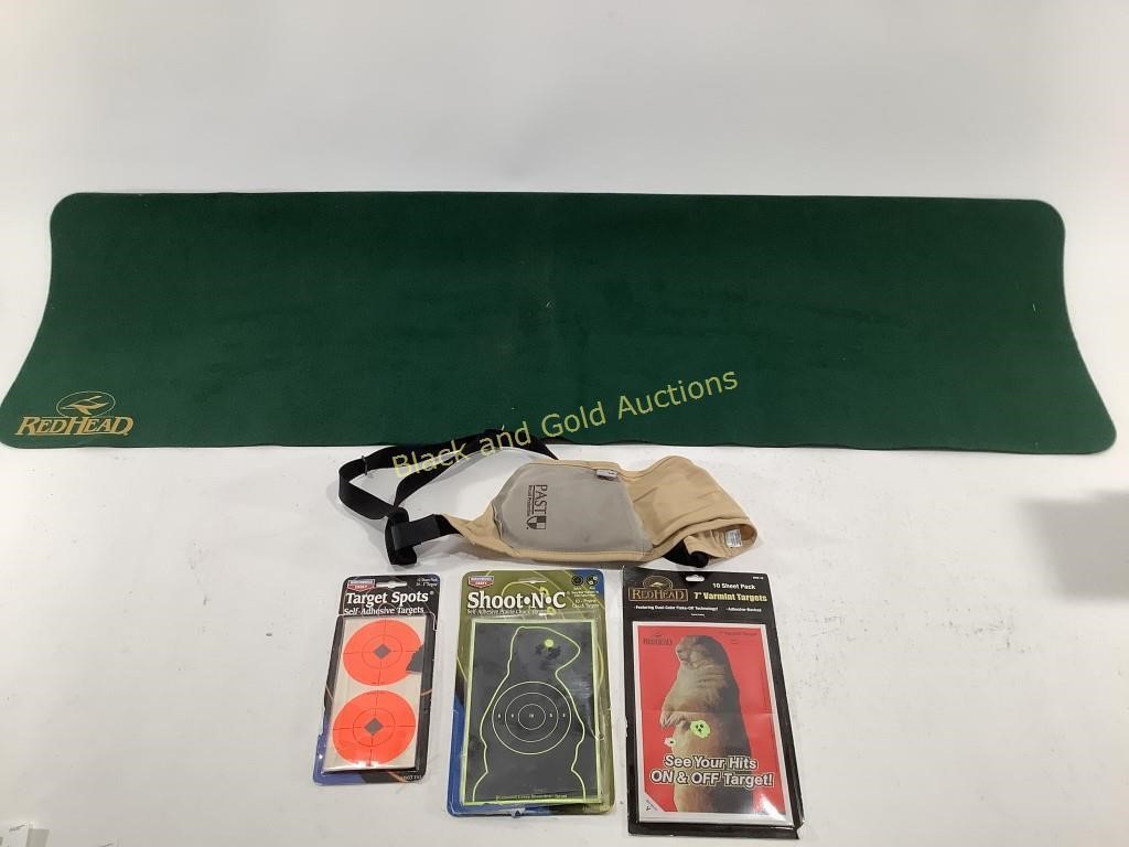 Redhead Mat, Past Shoulder Pad & Sticker Targets