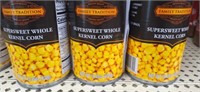 Flat of 12 cans supersweet whole kernel corn