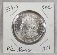 1880-S $1 BU P/L Reverse