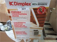 240 Volt Dimplex Portable Construction Heater