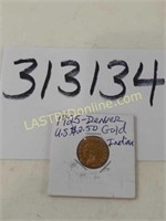 1925-D Gold Indian Head U.S. Mint $2.50 Coin