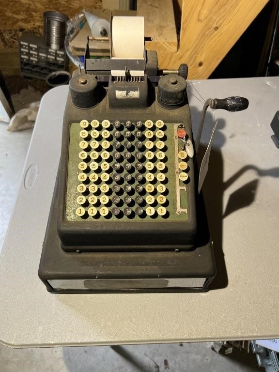 ANTIQUE BURROUGHS   CASH REGISTER