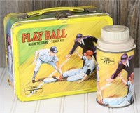 1969 Playball Lunchbox w/Thermos