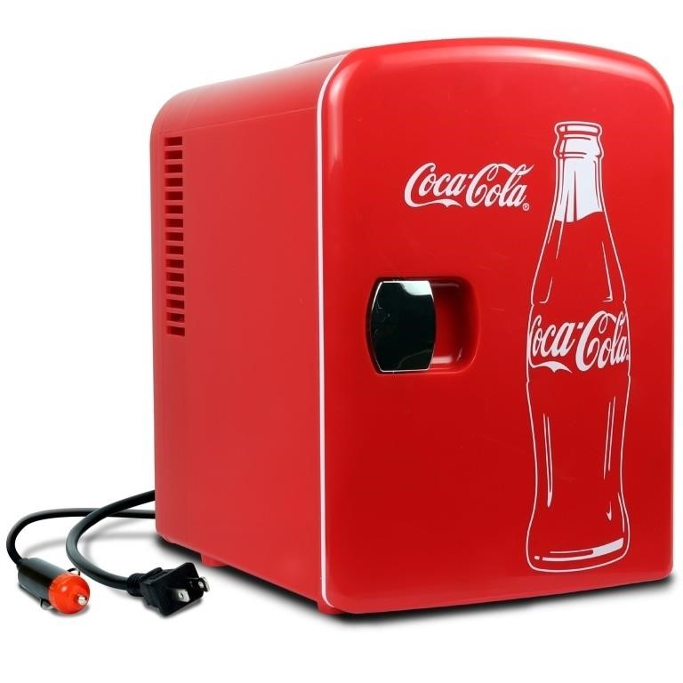 C1800  Coca-Cola Mini Fridge - 4L Car Cooler