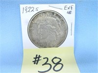 1922s Peace Silver Dollar Exf-40