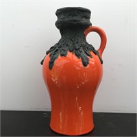 FAT LAVA WEST GERMAN POTTERY VASE