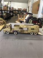 Structo truck with horse trailer- rough