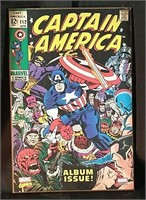 13x19" Captain America Comic Cover Board