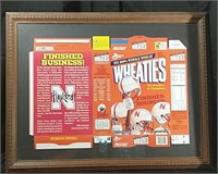 Framed Cornhusker Wheaties Box Display