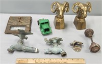 Bookends; Faucets & Hardware Lot