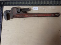 Ridge 18" Heavy duty Pipe Wrench
