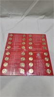 4 sealed uncirculated $1 coin sets