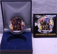 DEFENDERS OF FREEDOM MEDAL W BOX