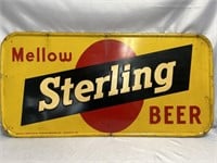 IMMACULATE VINTAGE STERLING MELLOW BEER SIGN