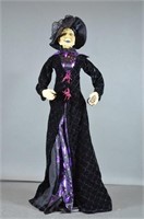 Standing Witch Figurine - 22" H