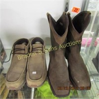 NEW ARIAT WORK BOOTS & MOCCASINS SIZE 14-MEN