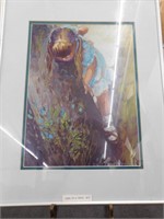 Framed "Girl in a Tree" Print