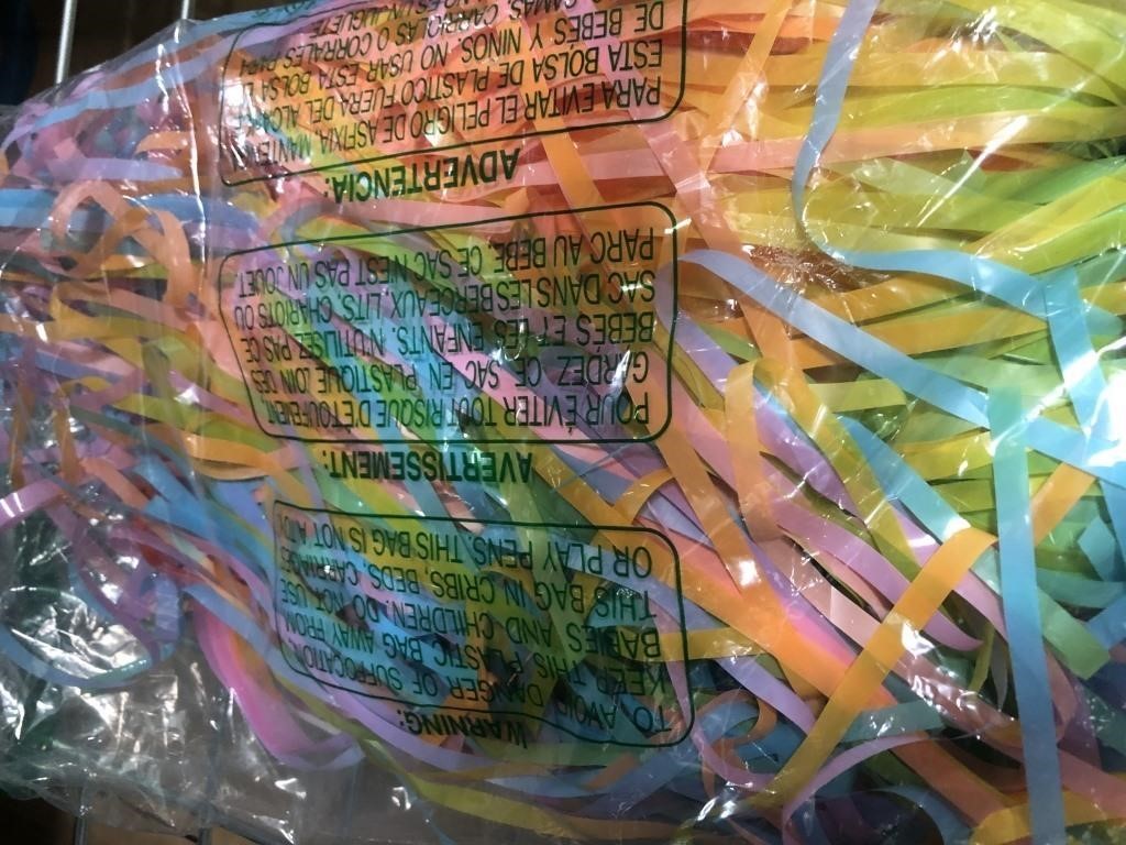 BRAVESHINE Rainbow Glitter Tinsel Foil Fringe
