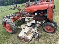 AC C Tractor w/ Woods L306 Belly Mower - non
