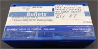 ~85 Lapua 30 Caliber Bullets