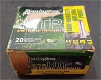 20 Rounds of Remington .357 Magnum Ammo