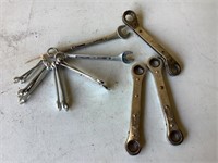 Ratchet And Combination End Wrenches