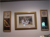 Set of 3 Vintage Framed Wall Decorations