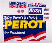 14 MODERN PRESIDENTIAL CAMPAIGN SIGNS