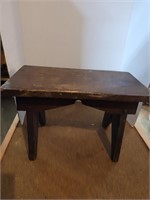 WOODEN Stool & Misc Wood Items