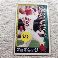 1998 Mark McGwire Police Card