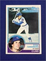 1983 Topps Ryne Sandberg rookie card