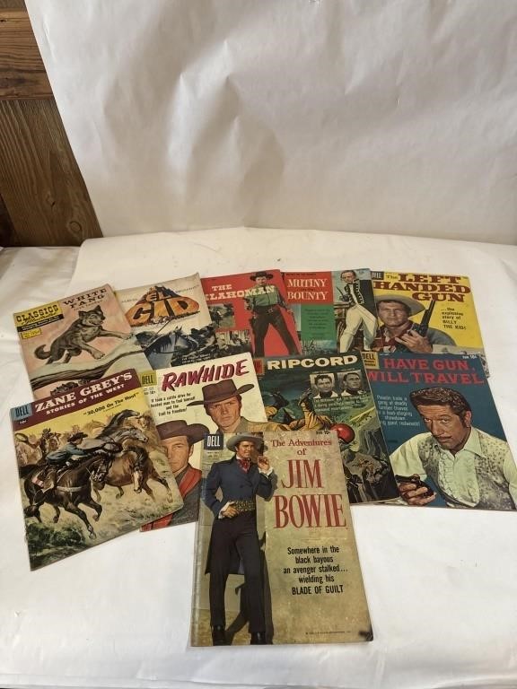 Lot of 10 Vintage Dell Comic Books