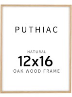 ($37) 12x16 Oak Wood Picture Frame - Minimal